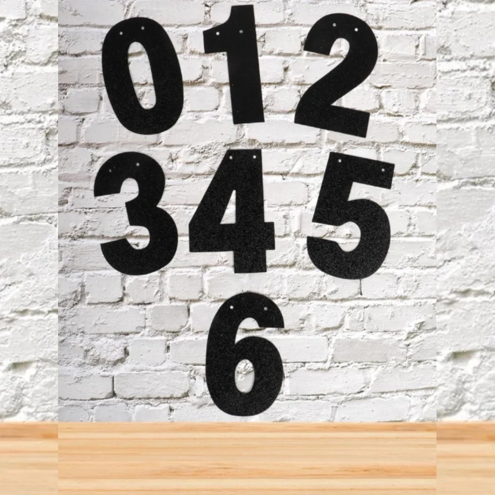 💞 New DIY Black Glittery Party Banner Set With Letters, Numbers, & String